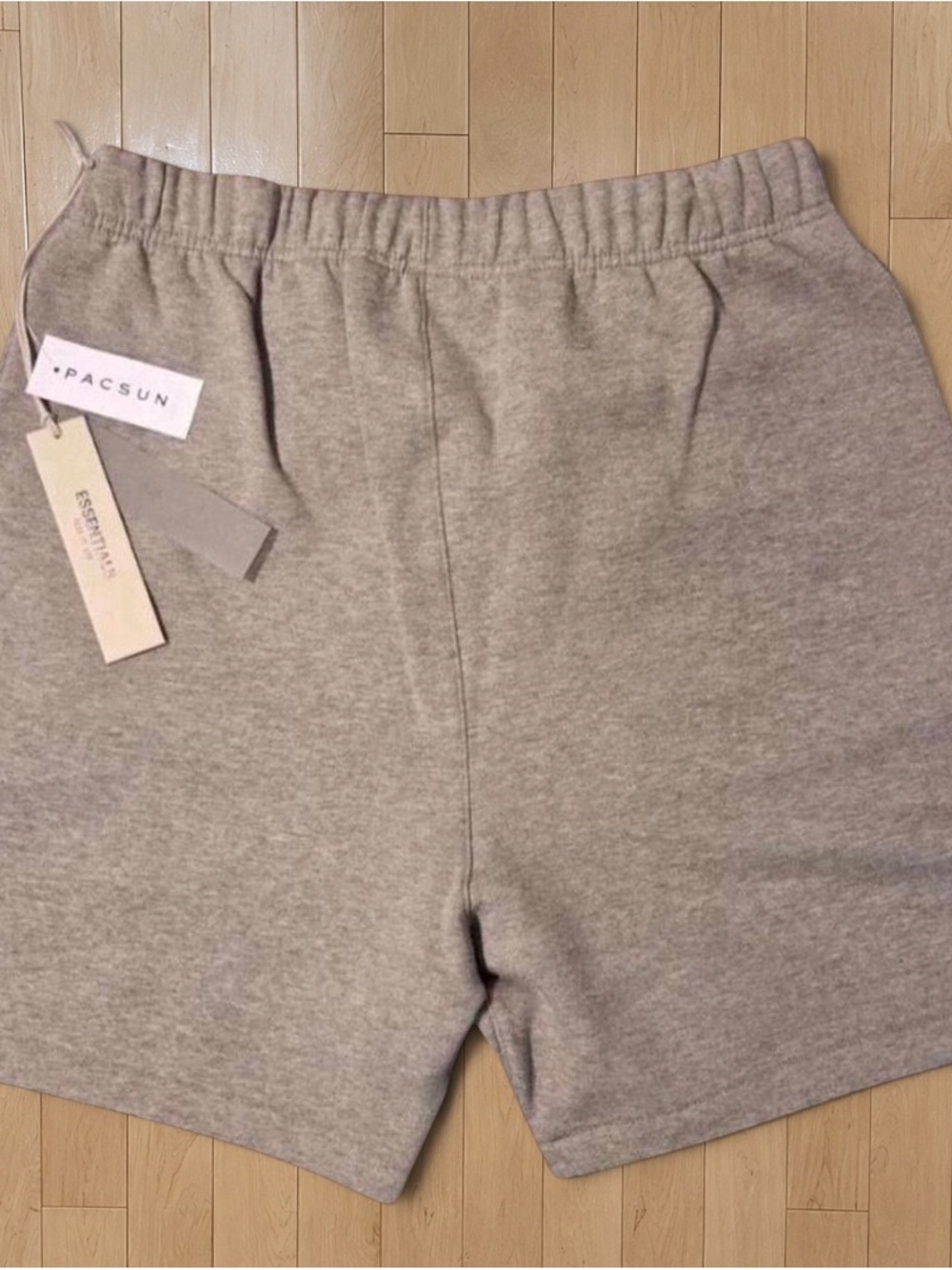 Essentials Men's Heather Gray Athletic Sweat Shorts - Picture 2 of 2